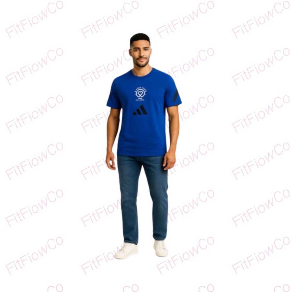 Adidas FIFA Club World Cup 25 Volunteer T-Shirt  Royal Blue  Size M EUC